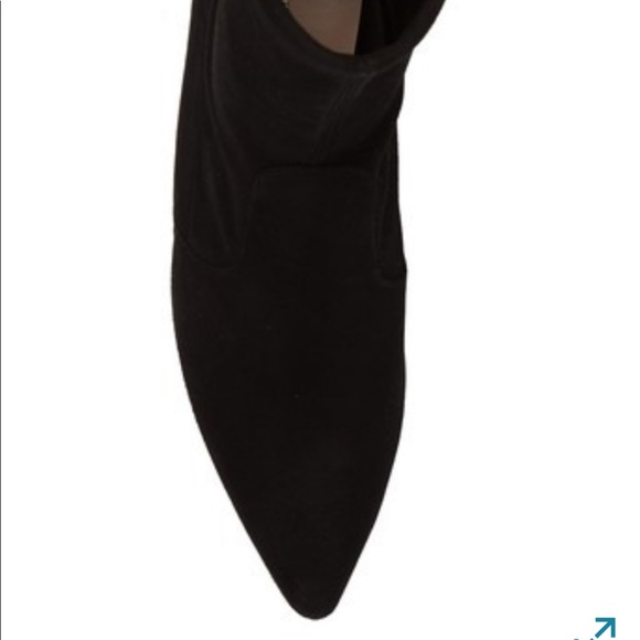 Stuart Weitzman suede cling bootie - new Sz 6 - Picture 7 of 8